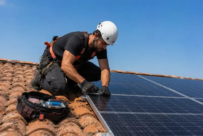 Maintenance et monitoring de panneaux solaires à Avy