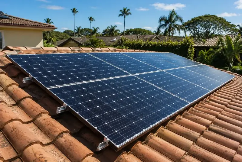 Installation de panneaux solaires à Avy